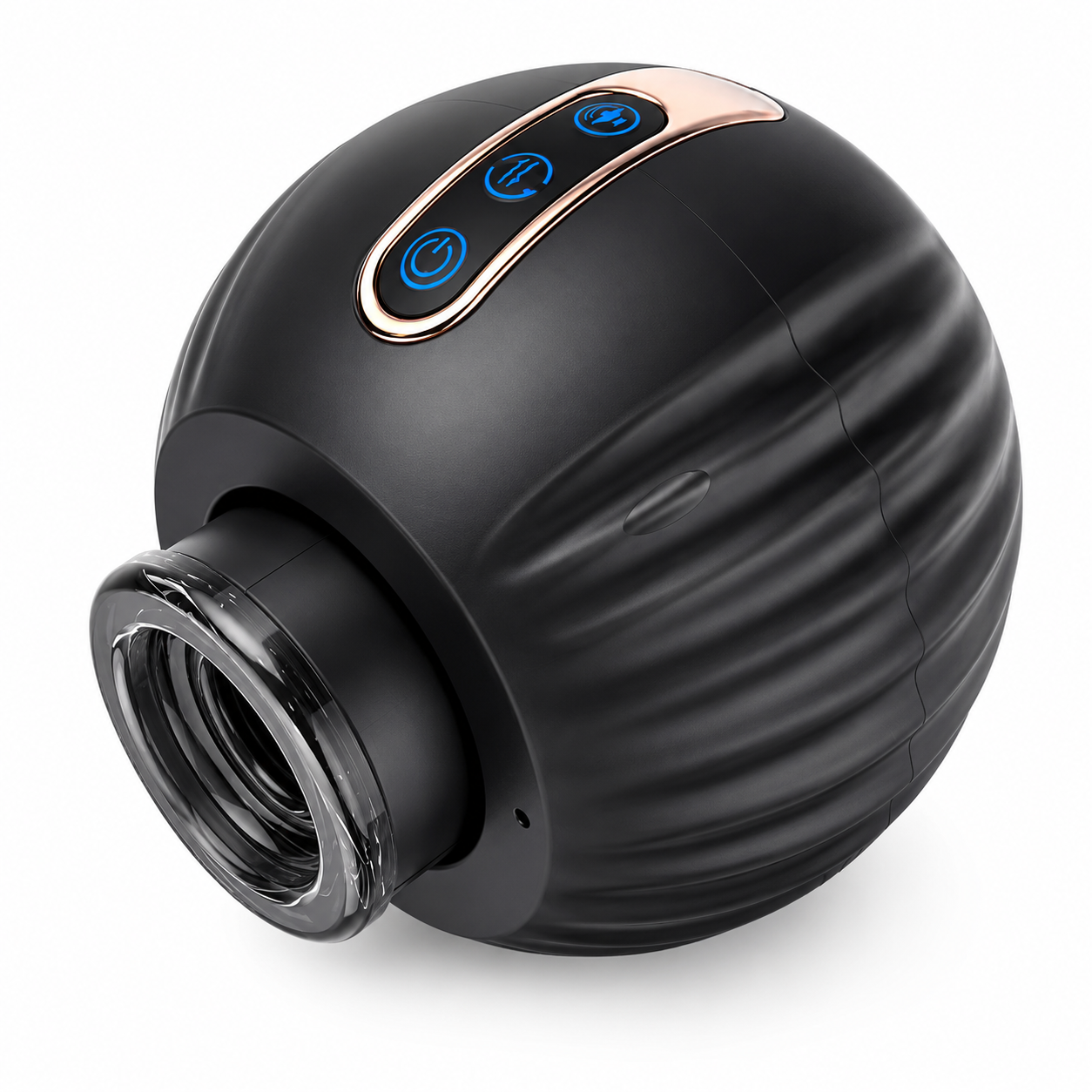 Elektrischer Penistrainer Vibrator Masturbator mit 8 Rotationsmodi und Stoßfunktion