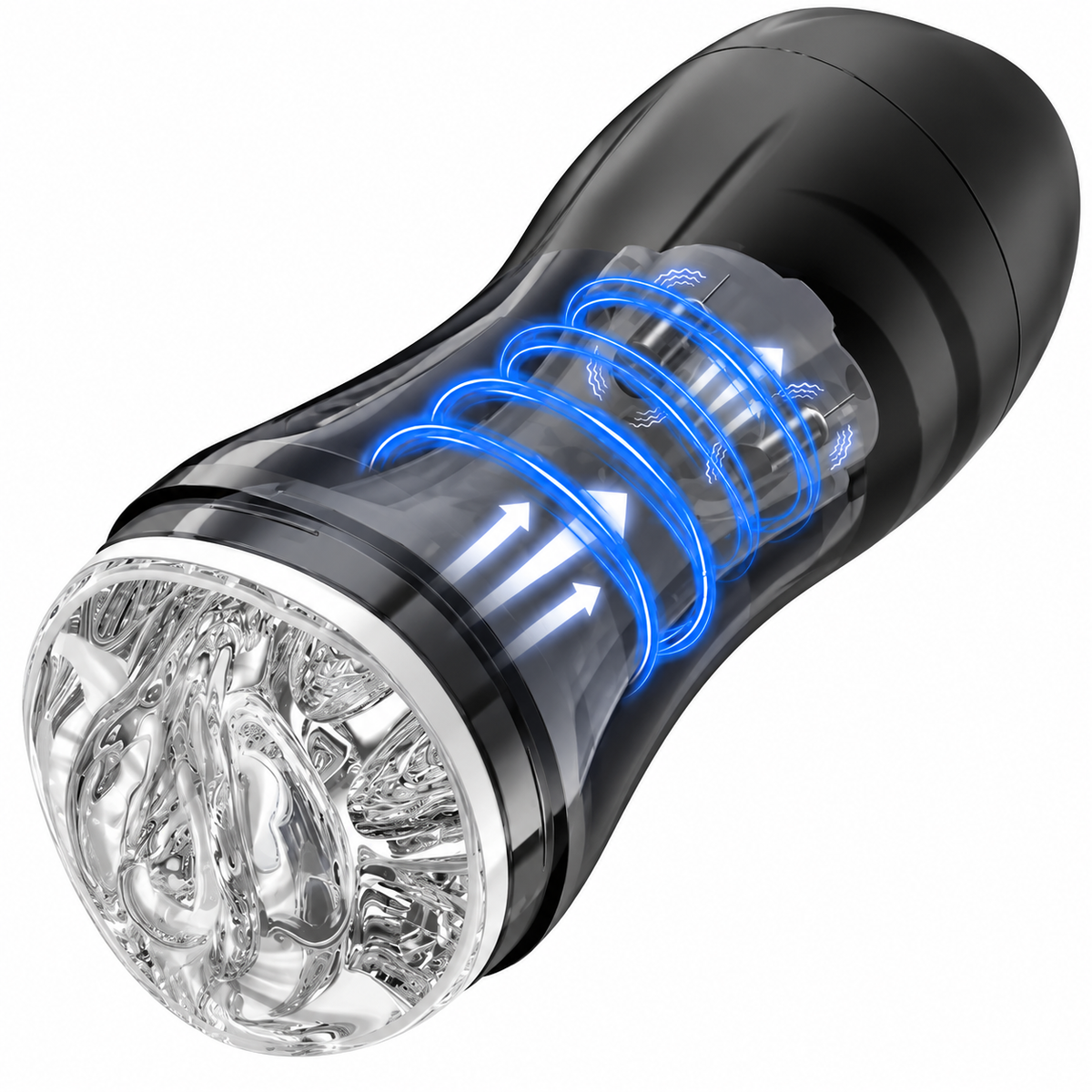 Automatischer Masturbator Pocket Pussy Stroker Blowjob mit 7 Vibrations und Saugmodi