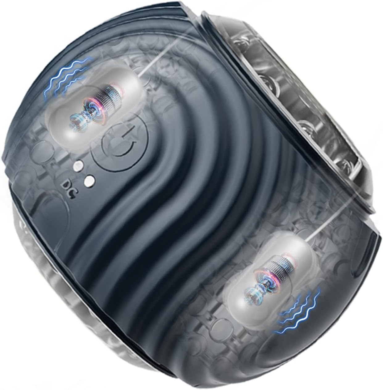 Automatische elektrische masturbator open penistraining met 10 vibratiemodi