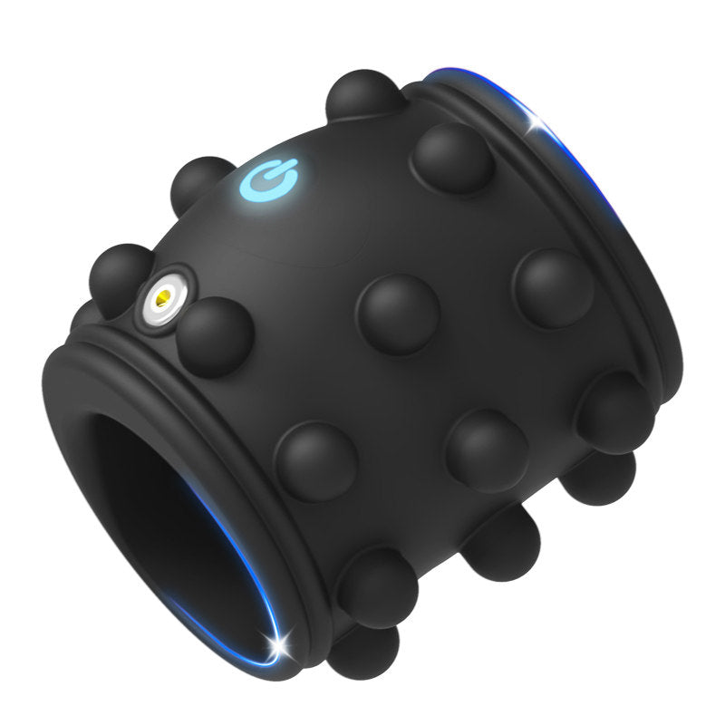 360° weiche Perlen Penisring Vibrator Penishülle Sleeve Cockring mit 10 Vibrationen