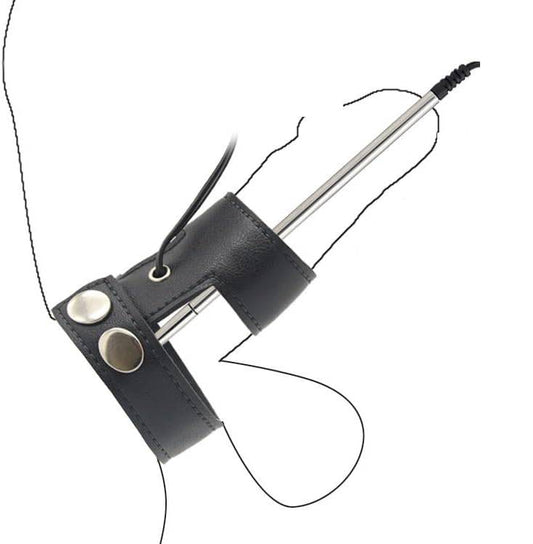 E-stim Eichel Vibrator Ejakulation Verzögerung Penistrainer Cockring Masturbator