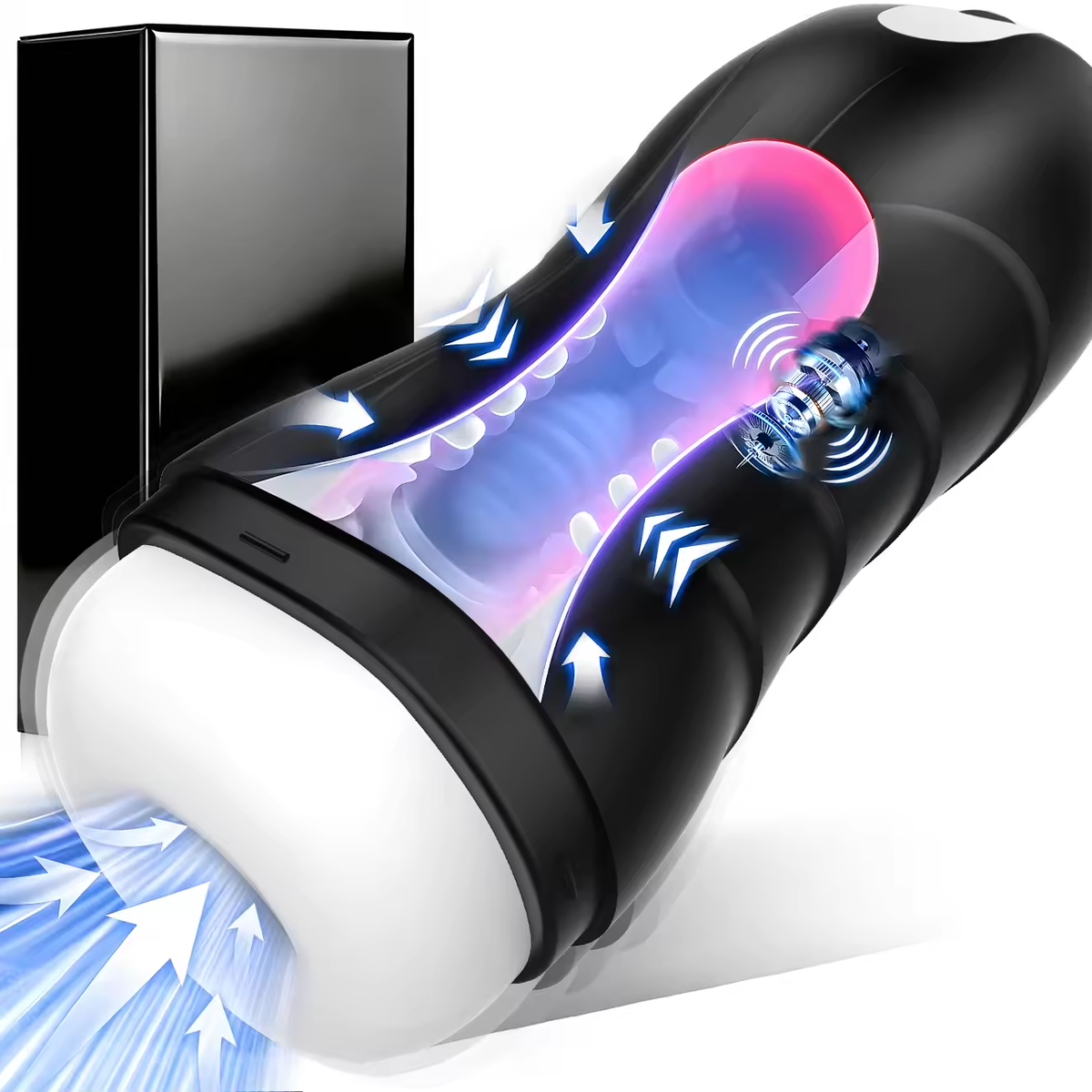 Electric Masturbator Penis Trainer Vibrator Enlargement with 10 Vibration Modes