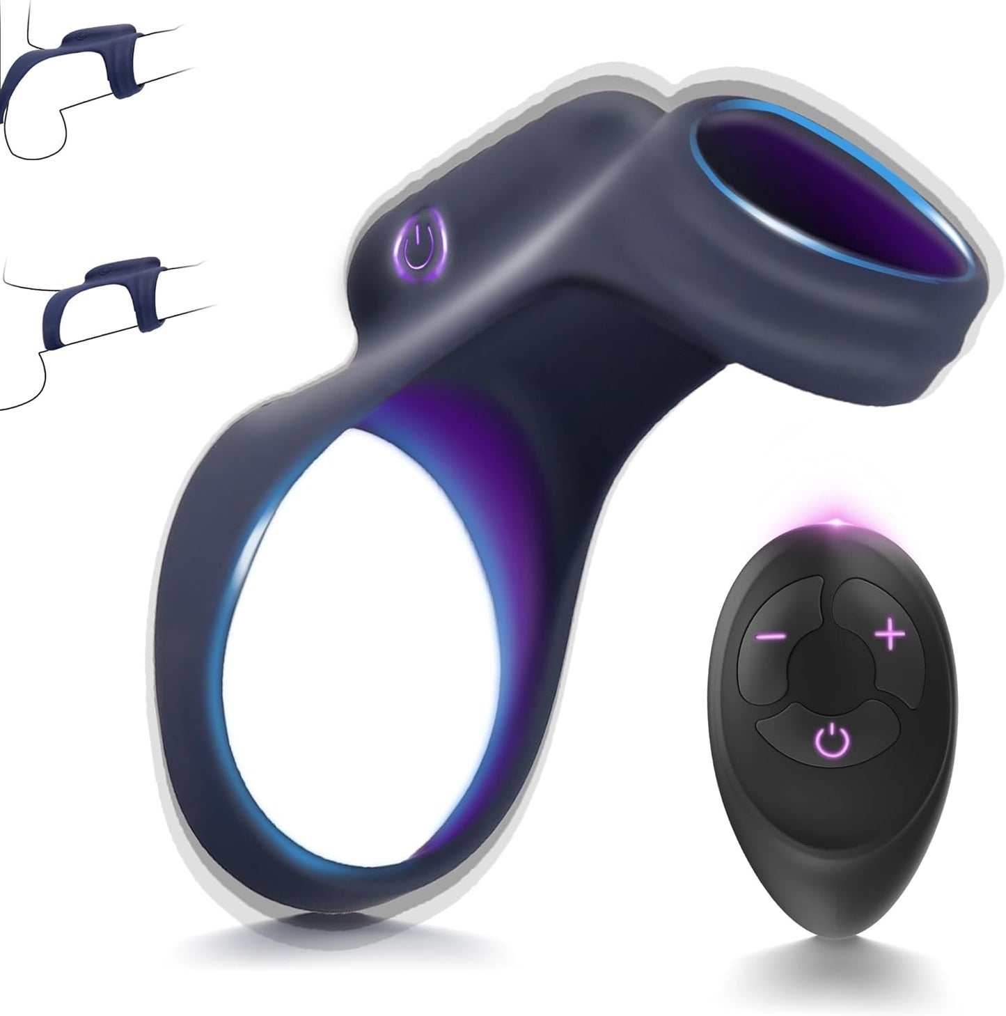 3 IN 1 Penistrainer Vibrator Cockring Stimulator Masturbator mit 10 Vibrationsmodi