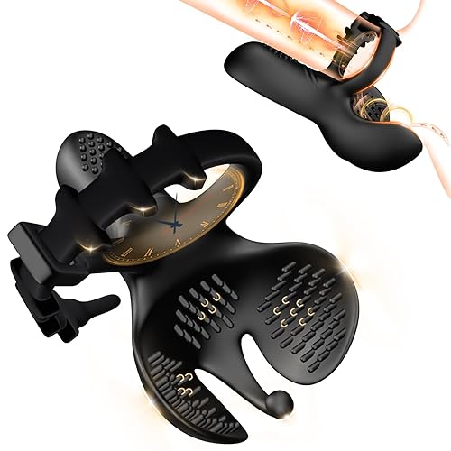 Einstellbarer Penetrations Penisvibrator Massagegerät Stimulator mit 9 Vibrationsmodi