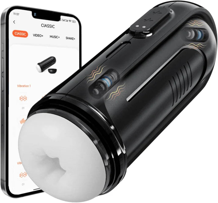 Automatischer Masturbator Stroker Blowjob Sexmaschine mit 10 Vibrationsmodi