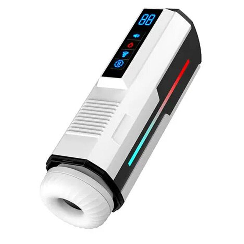 Elektrisch Masturbator Stroker Blowjob Sex Machine mit 7 Vibrations & 5 Saug & 5 Schubmodi