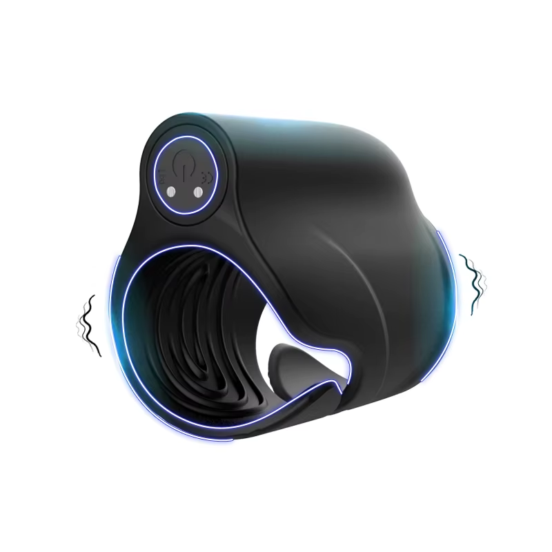 3 IN 1 Elektrischer Penistrainer Eichelstimulator Masturbator mit 10 Vibrationsmodi