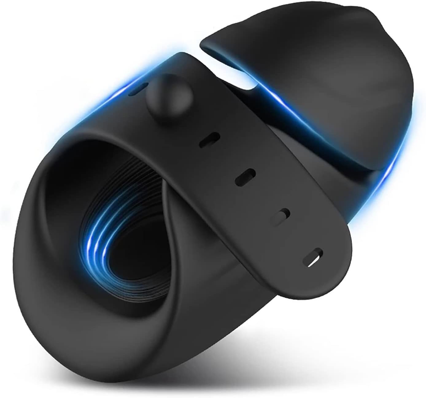 360° Umhüllung Automatische Penistrainer Eichelmassagegerät mit 10 Vibrationsmodi