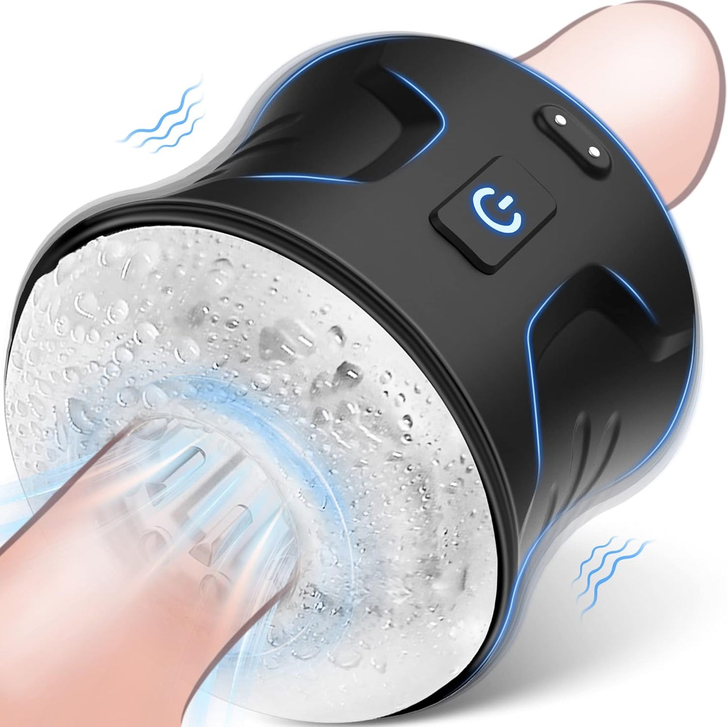 2 in 1 Electric Automatic Masturbator Cup Sex Toy with 12 Vibration Modes