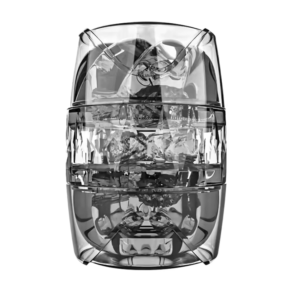 3D Realistischer Transparentes Penistrainer Stroker Blowjob Masturbatoren