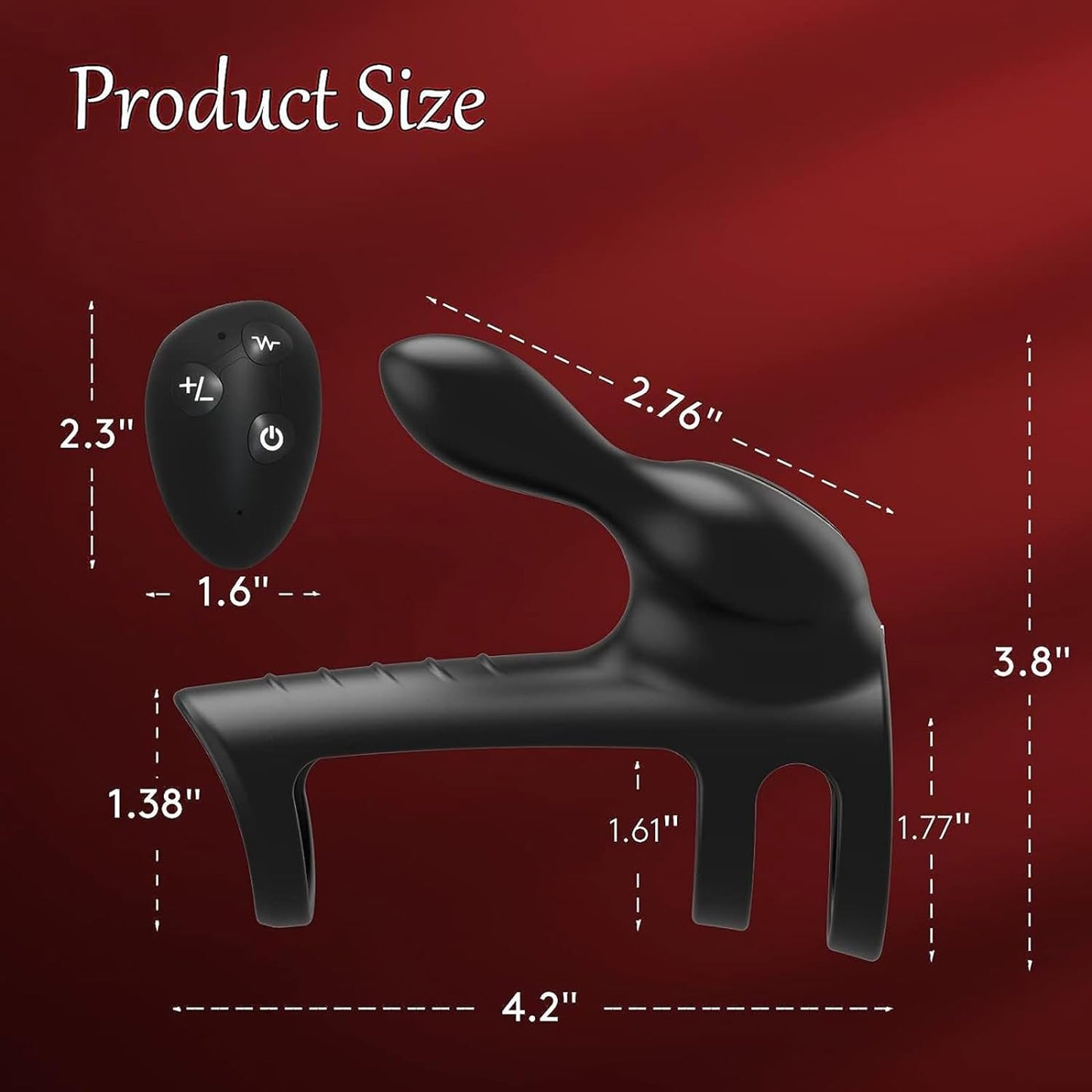 Cock ring couple vibrator penis vibrator with remote control with 10 vibrations