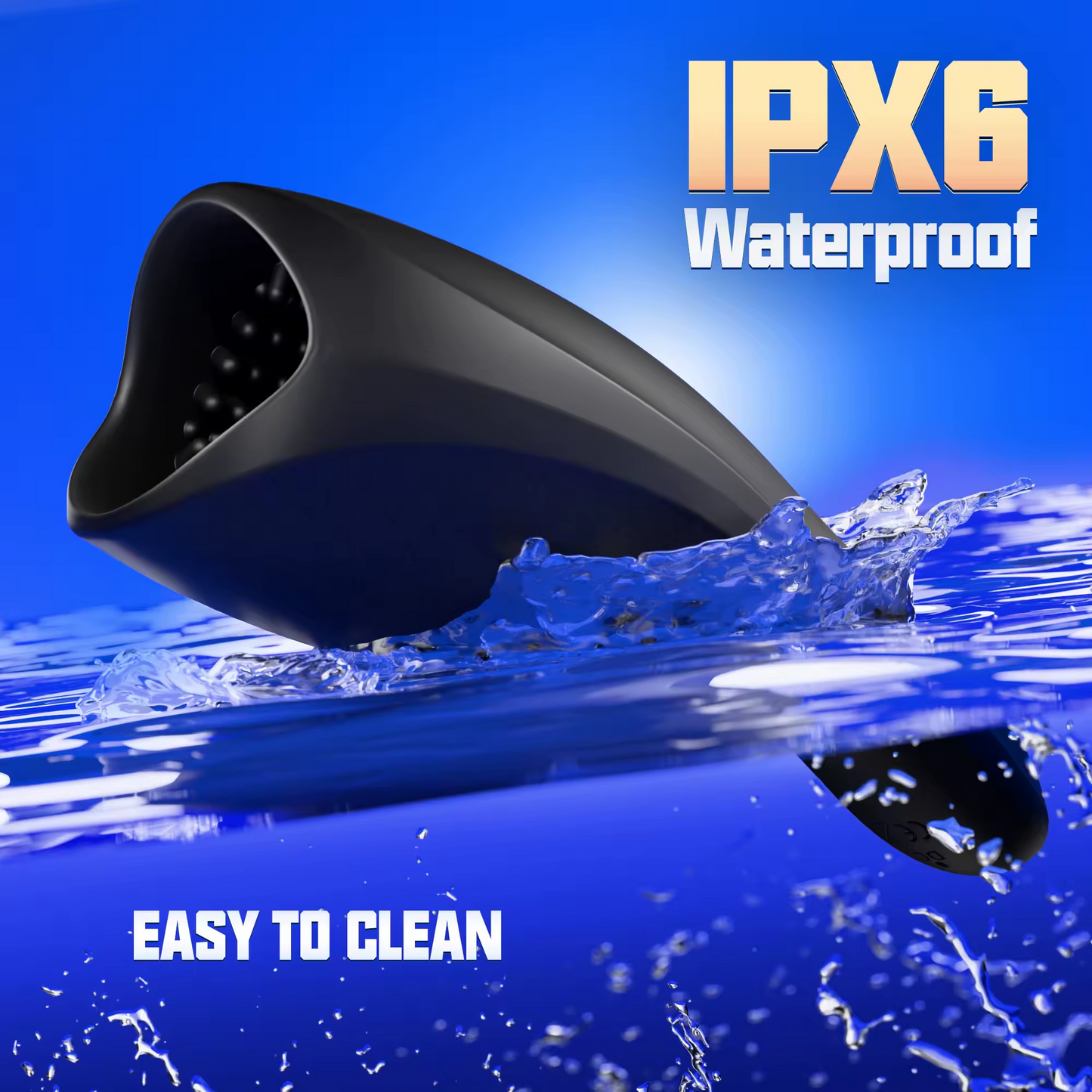 Automatischer Penistrainer Stroker Masturbator mit 10 Leistungsstarke Vibrationsmodi