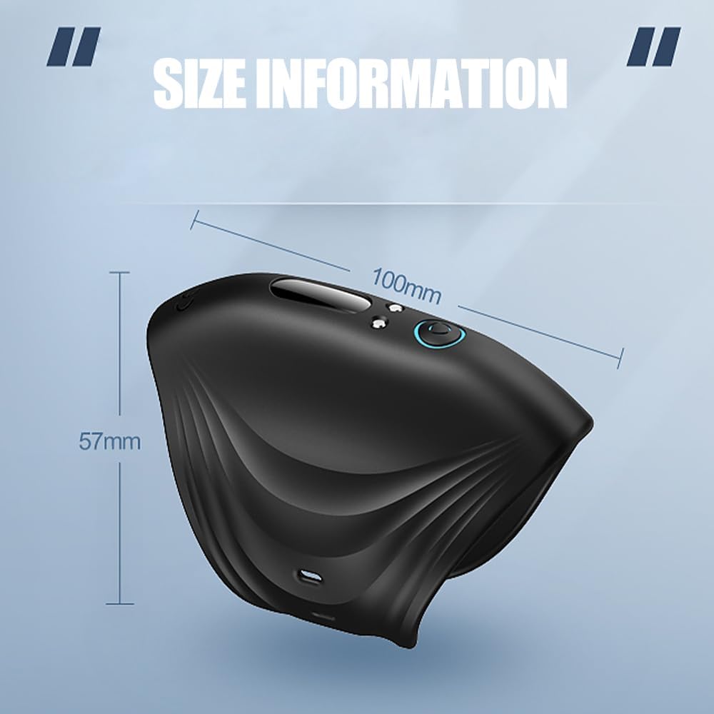 Verstellbar Penisring Vibrator PenishĂĽlle Penistrainer mit 10 Intensive Vibrationsmodi