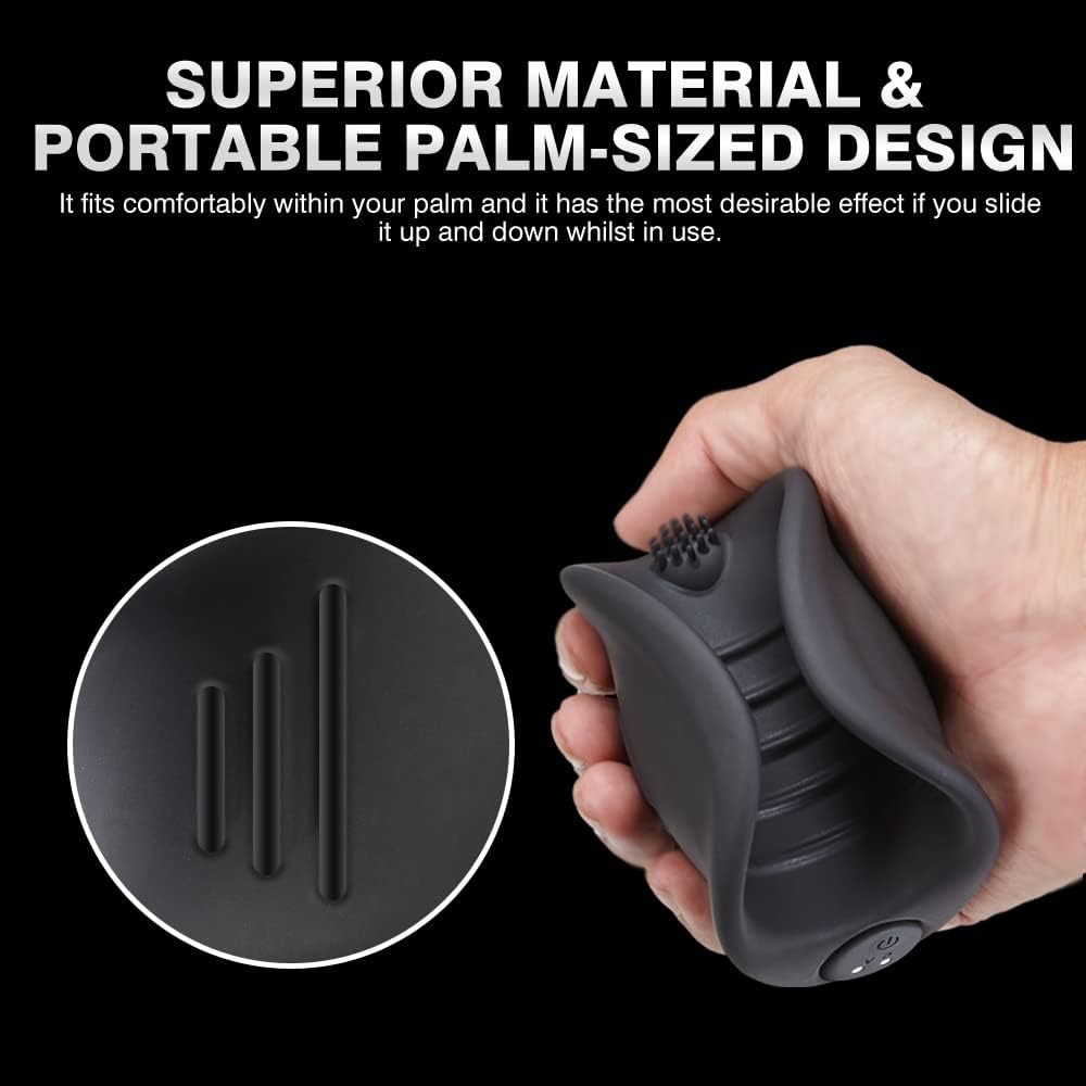 Elektrische Masturbatoren Penis Trainer mit 10 Vibrationsmodi
