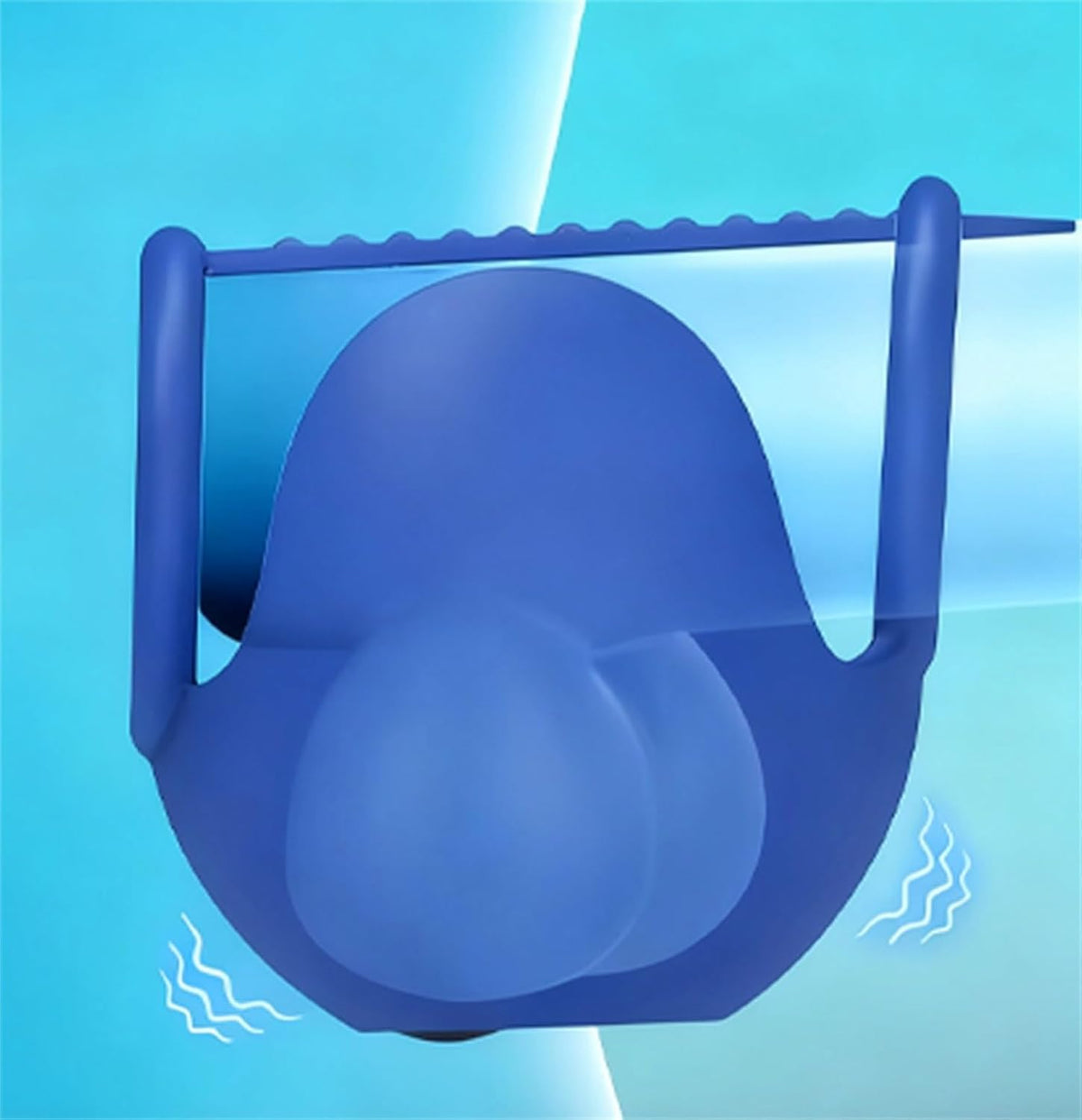 Hodenmassagegerät Cockring Penistrainer Vibrator Stimulator mit 10 Vibrationsmodi