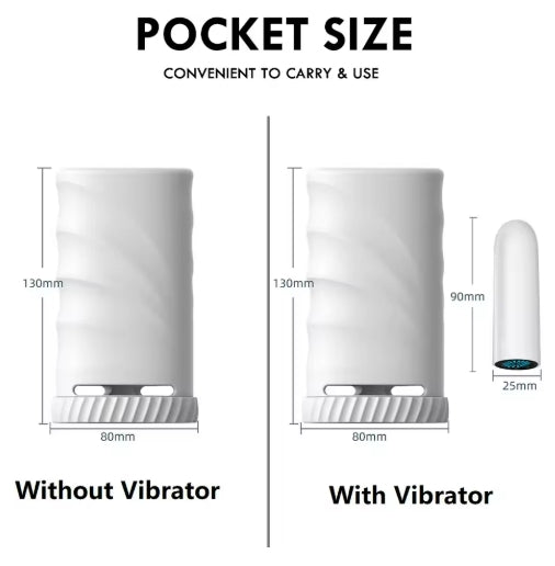 3 Pussy Passagen Realistischer Penis Eichel Stimulator Masturbator mit 10 Vibrationmodi