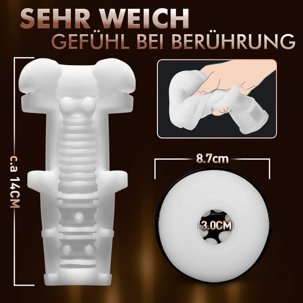 Elektrische automatische masturbators 7 telescopische functies 7 vibratiemodi