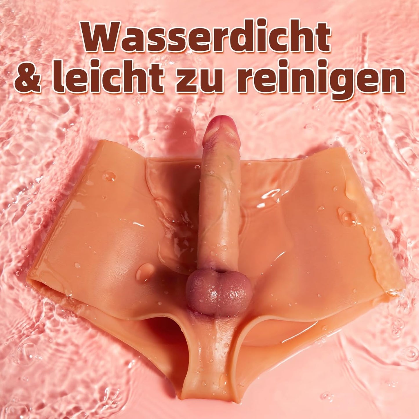 Realistischer Strap on Umschnall Dildo Sex Spielzeug Strapon Massivem Penis mit Harness
