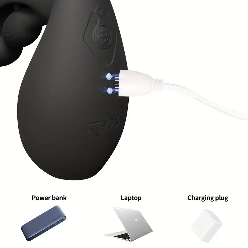 Elektrischer Analvibrator Prostatamassagegerät mit 10 Starke Vibrationsmodi