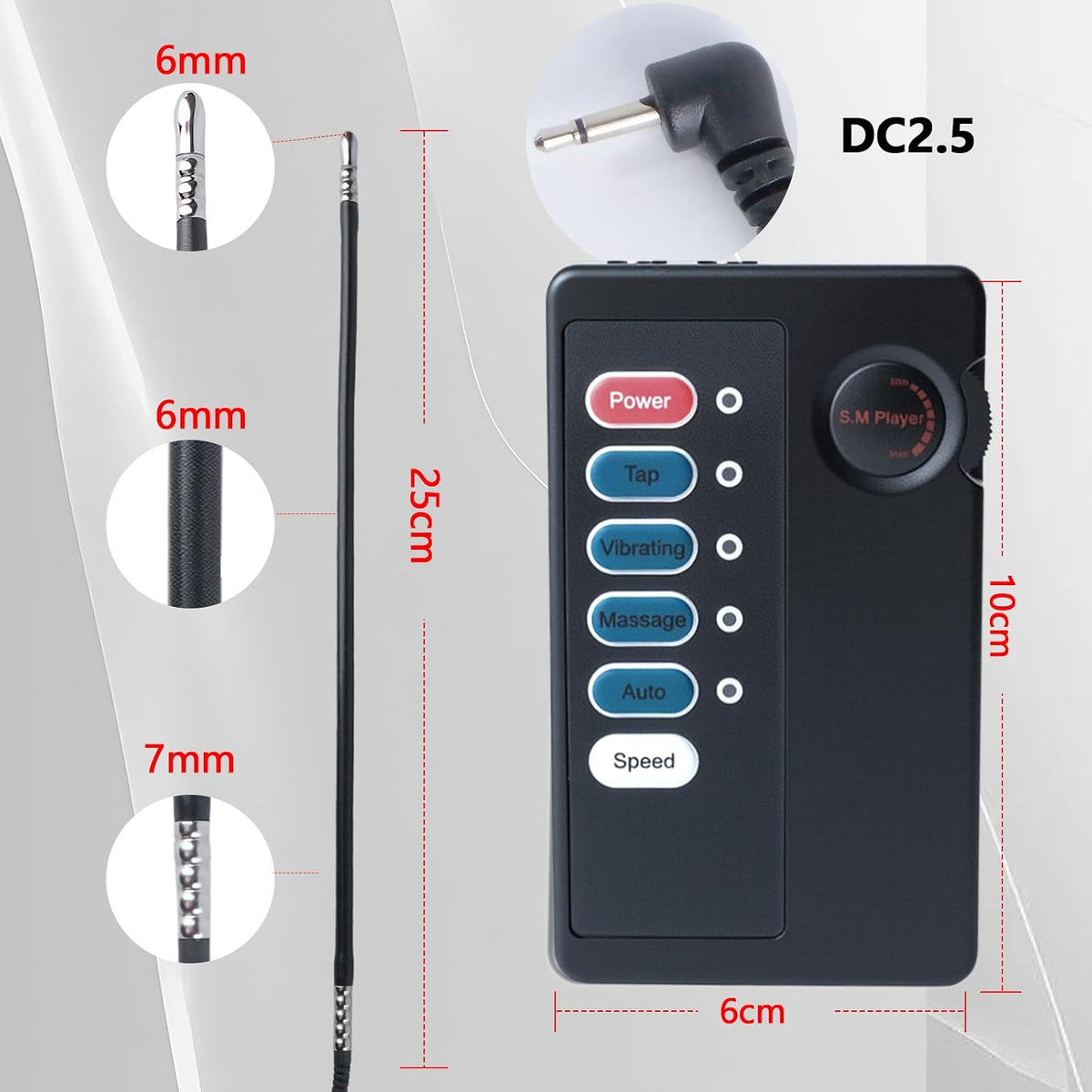 ElectroShock Harnröhren Plug Elektrostimulation Harnröhren Dilatator