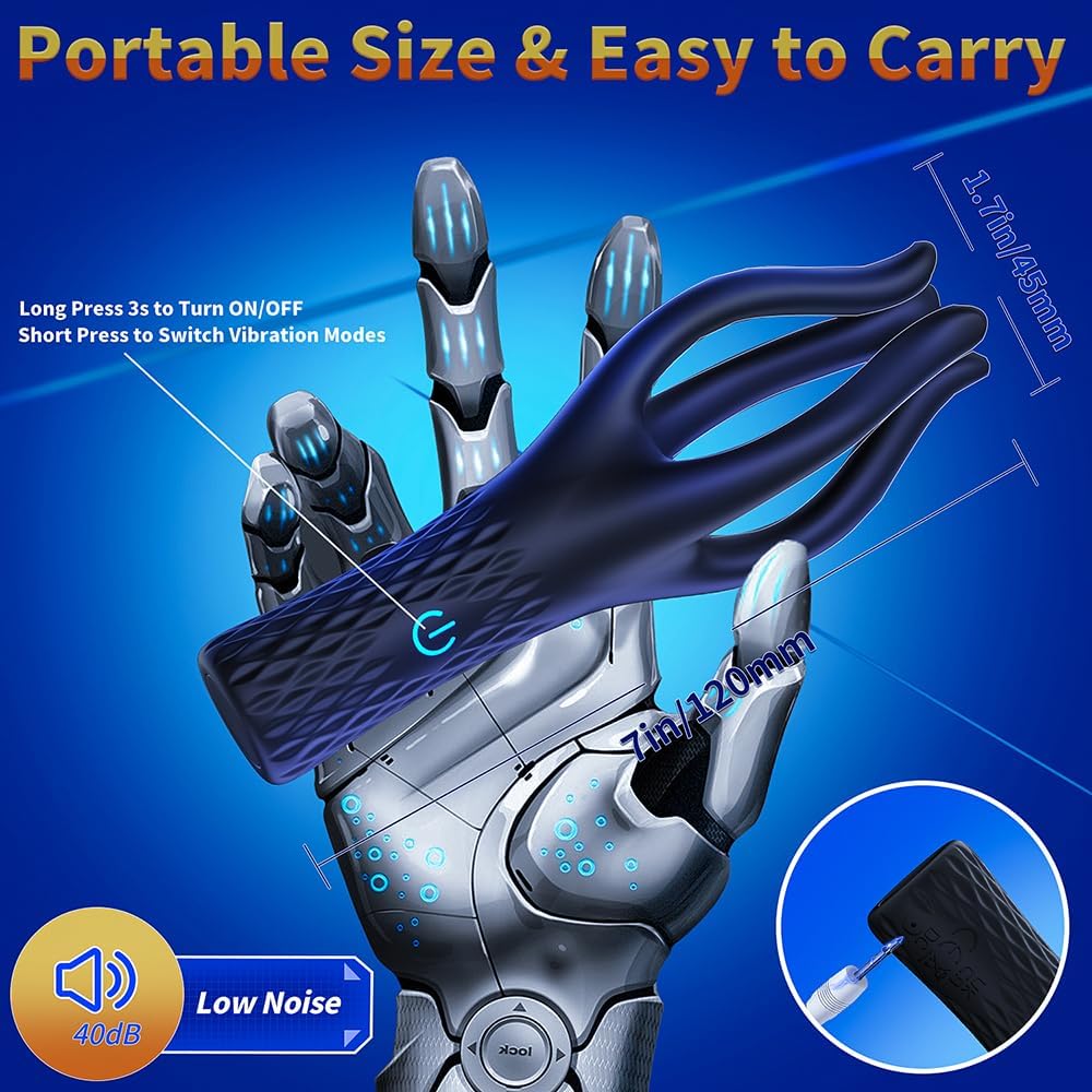 Penistrainer Eichelvibrator Stimulator Massage Masturbator mit 10 Vibrationsmodi