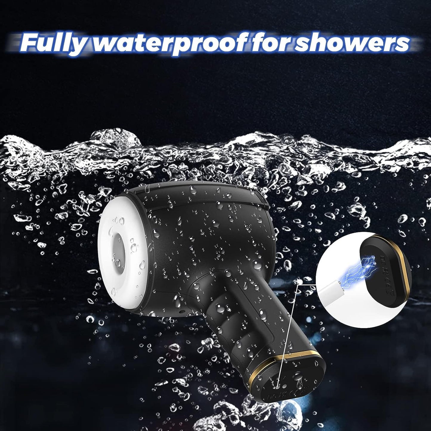 Automatische elektrische masturbator met vibratie- en telescopische functie