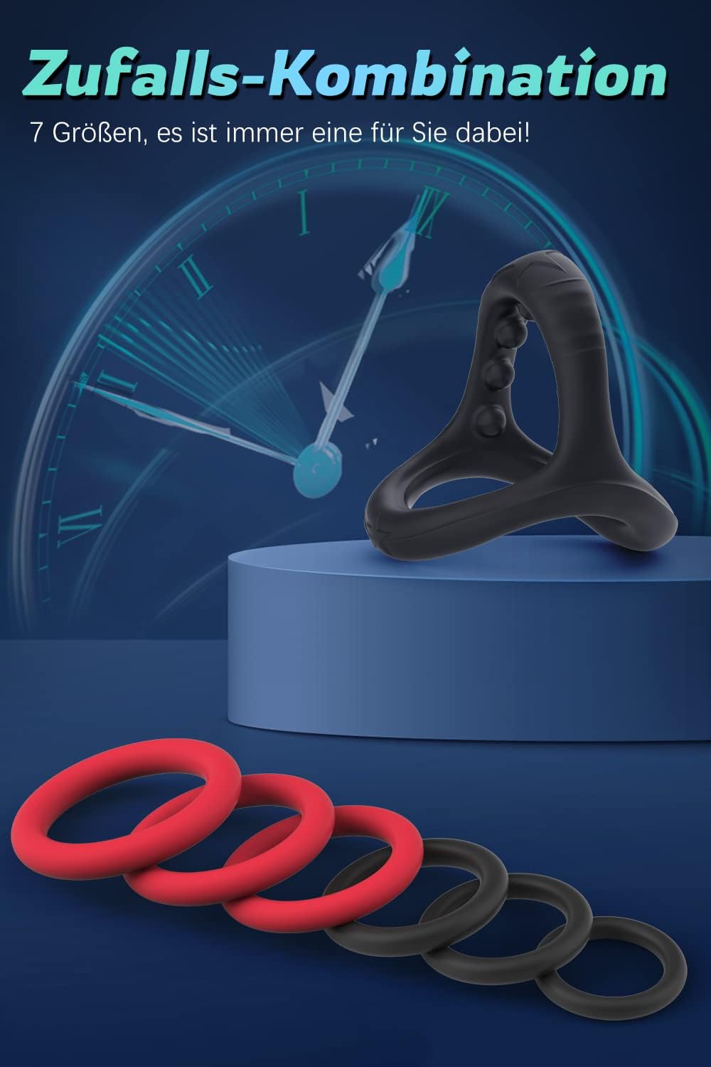 7 PCS Penis Ring Cock Ring Set Sex Toys for Men