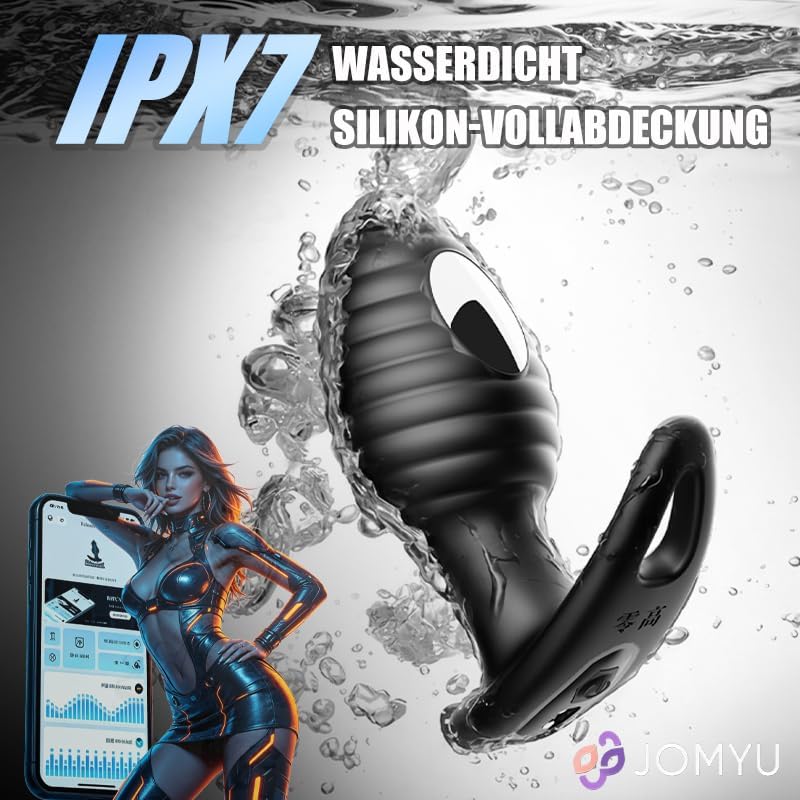Stark E-stim Analvibratoren Prostata Stimulation mit 10 Vibrationsmodi & Elektrische Schockmodi