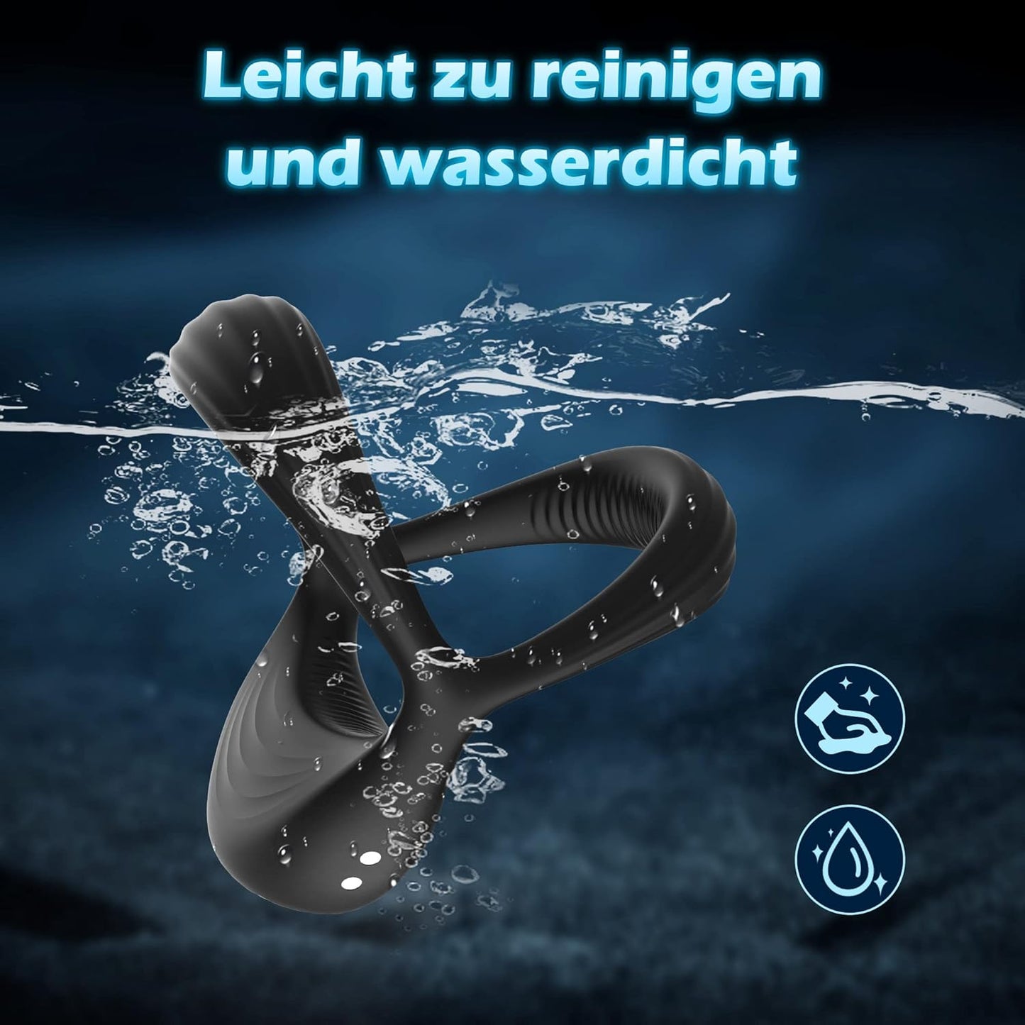 The unique triangular cock ring cock ring with 10 vibration modes