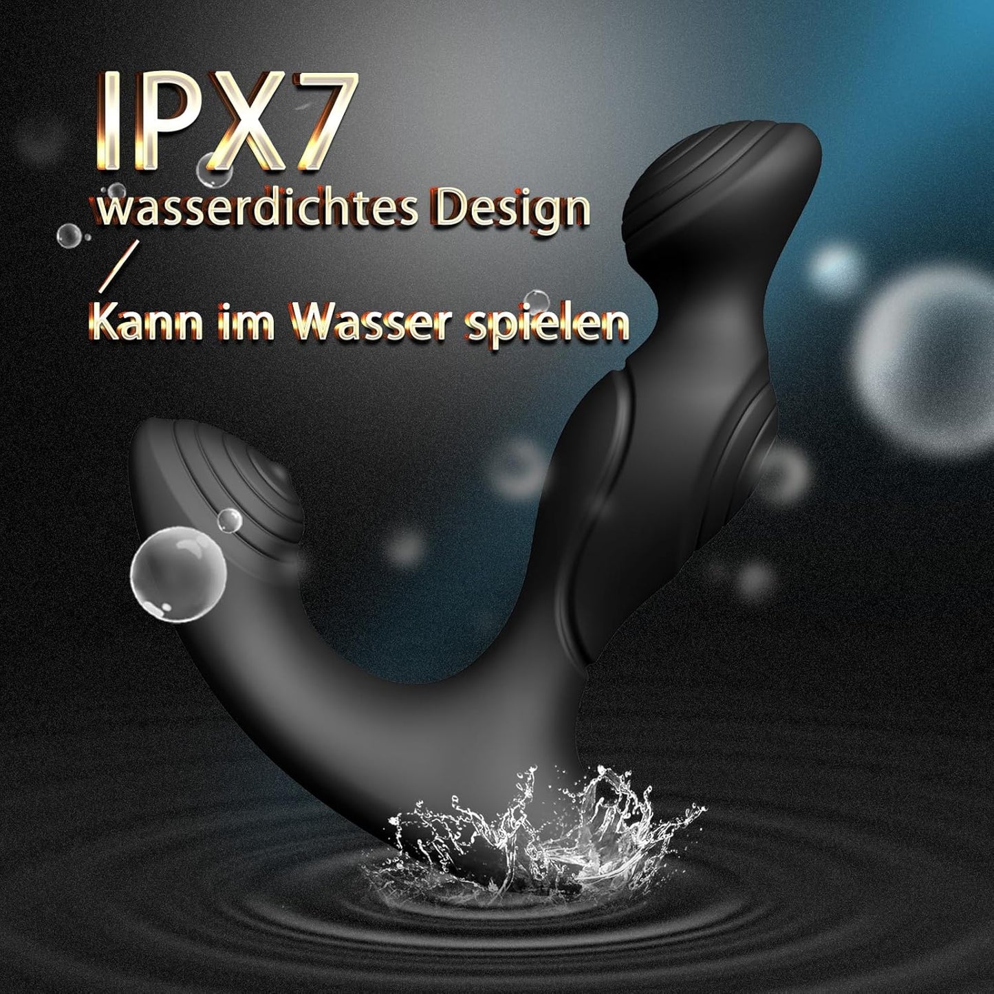 Dual 10+10 Dualer Vibrationen Prostata Vibration Analvibratoren Analplug Buttplug