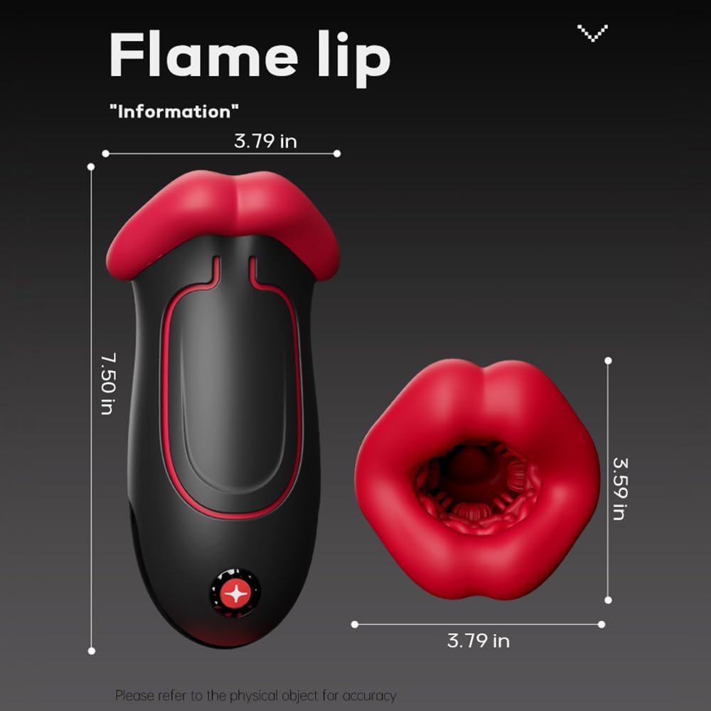 Elektrischer Masturbator Oralsex Stroker Blowjob Taschenmuschi mit 9 Vibrationsmodi