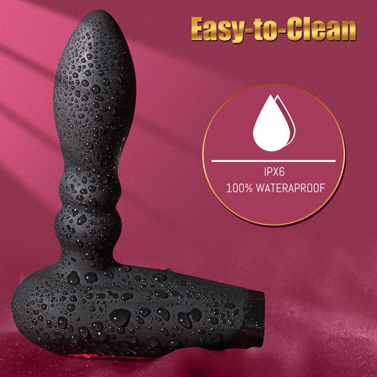 Automatischer Aufblasbarer Prostata Massagegerät Vibrator mit 10 Vibrationmodis