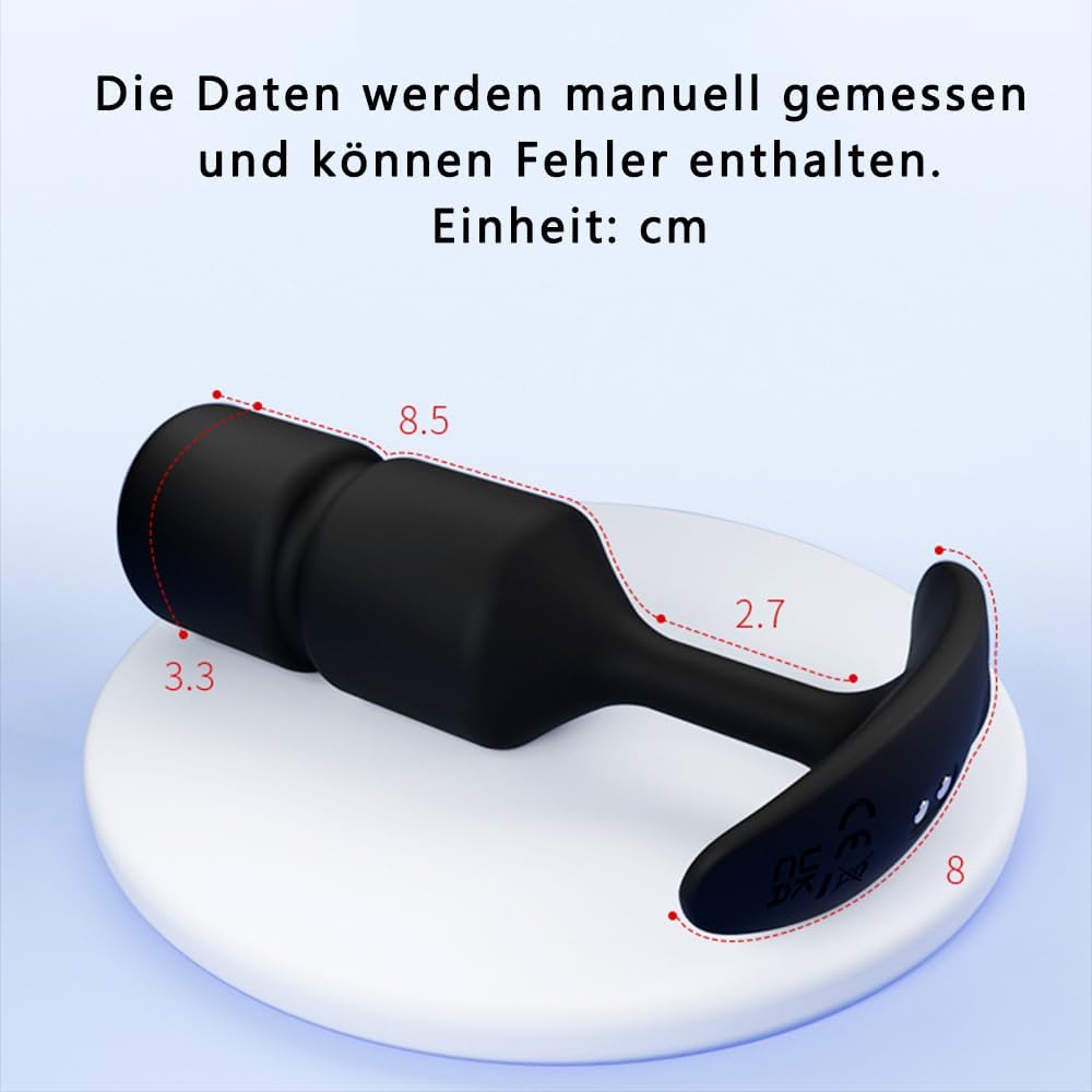 Elektrisch Analvibratoren Prostata Massagegerät mit 10 Vibrationsfrequenzen