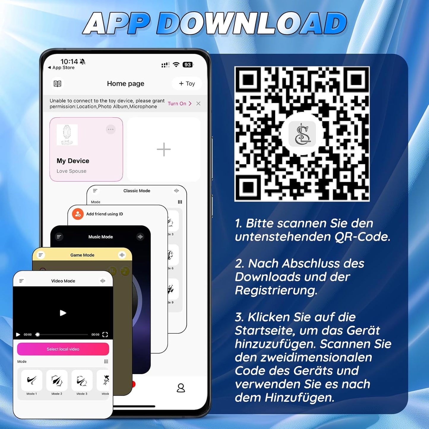 Analvibratoren Buttplug Prostata Stimulator mit 9 Vibration & APP-Steuerung