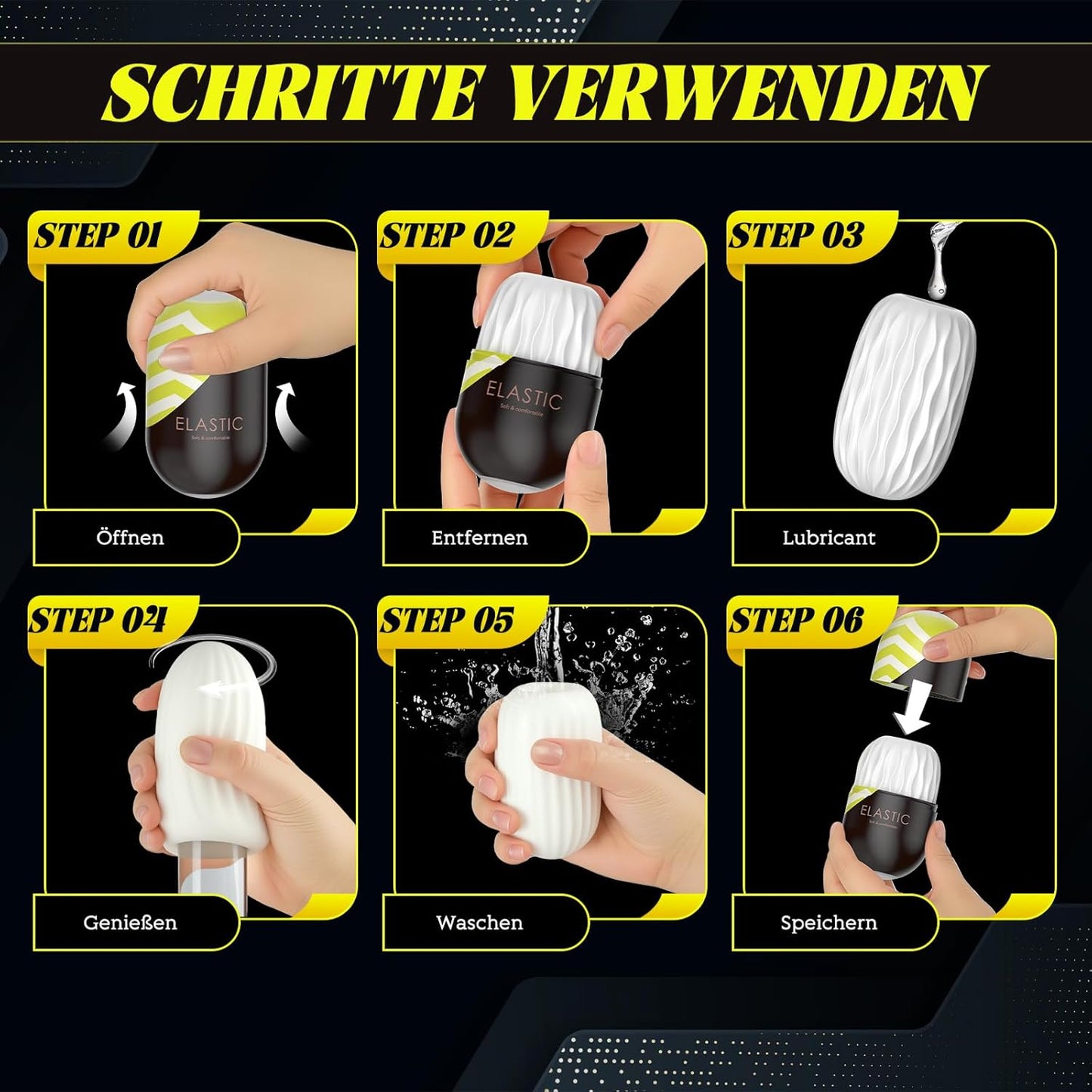 3D Realistisch Masturbator Eichel Stimulation Pocket Pussy Taschenmuschi Blowjob