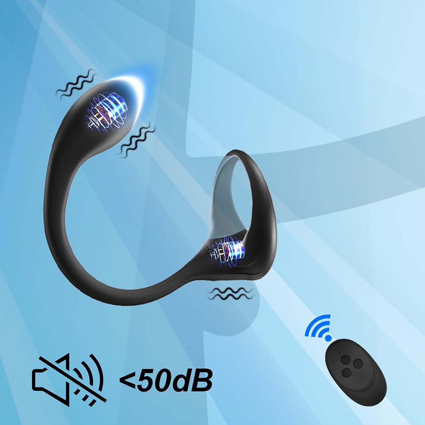 Analvibratoren Prostata Massage Stimulator mit 10 Vibrationsmodi