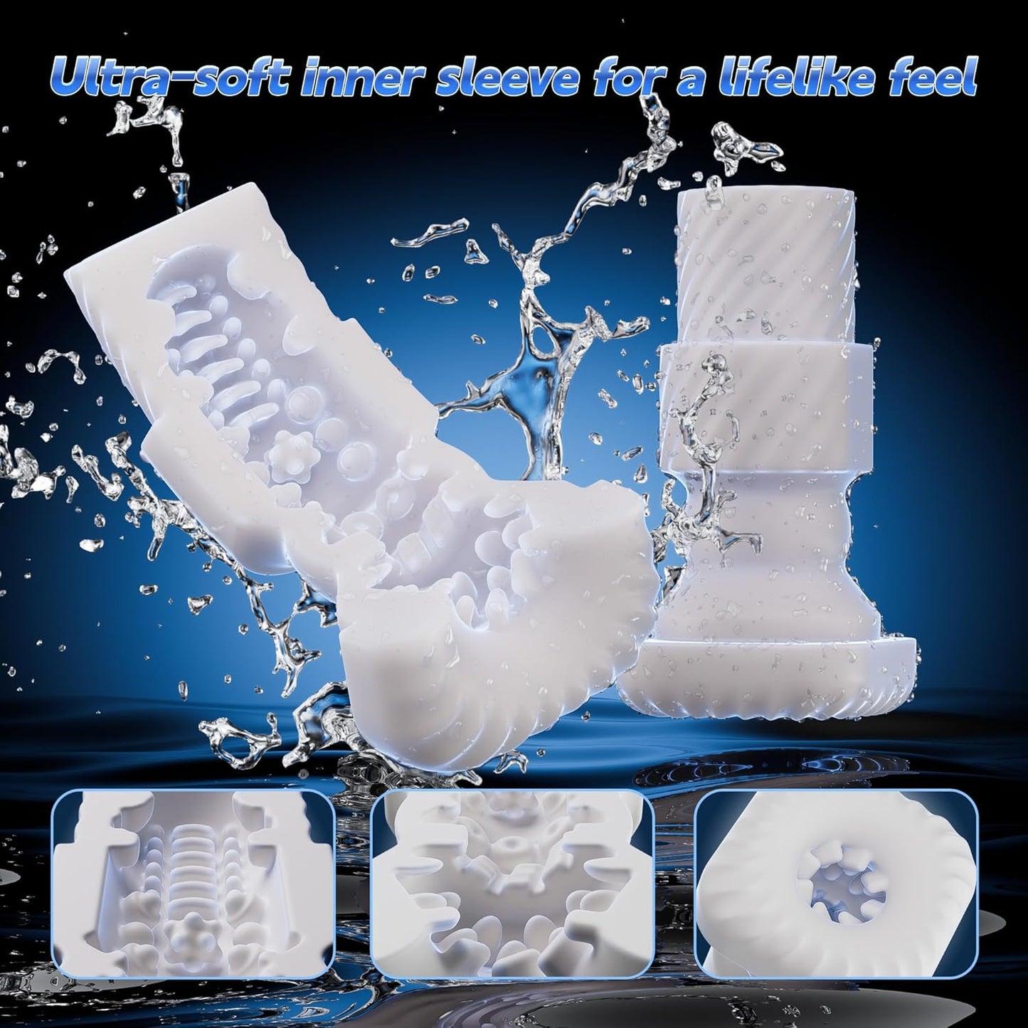 3-in-1 Robot Masturbator with Telescopic Vibration Heating Function