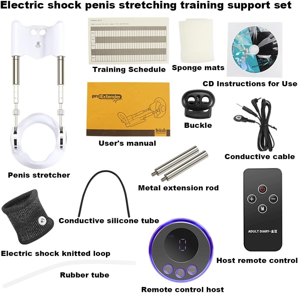 E-Stim Penis Trainingsset Eicheltrainer mit Elektrostimulationsfunktion