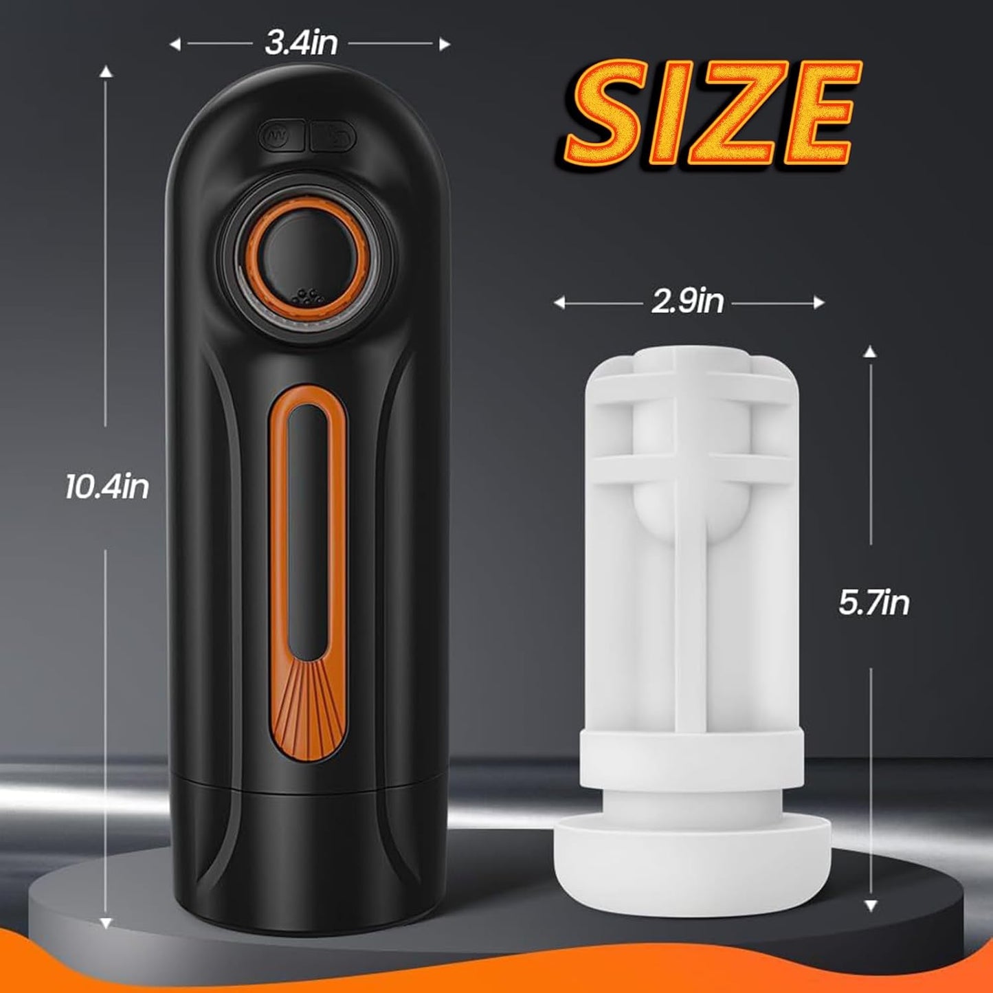 Automatischer Masturbator Blowjob mit 10 Vibrations 10 Stoßmodi und Saugmodi