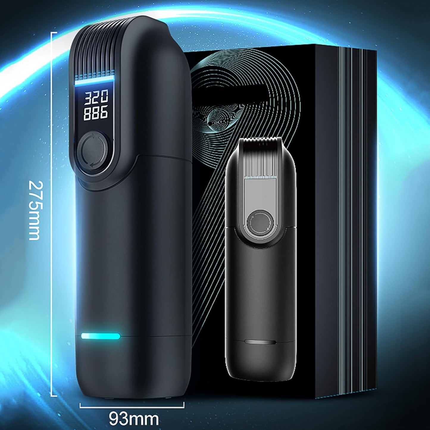 Intelligent Dual Screen Interaction Masturbator Sex Toy with 9 Types of Female Audio