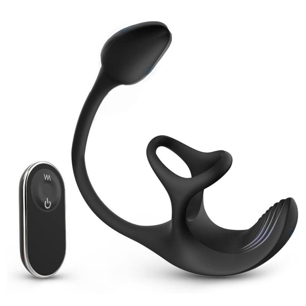 Analvibrator Prostata Massagegerät Stimulator Buttplug mit 9 Vibrationsmodi