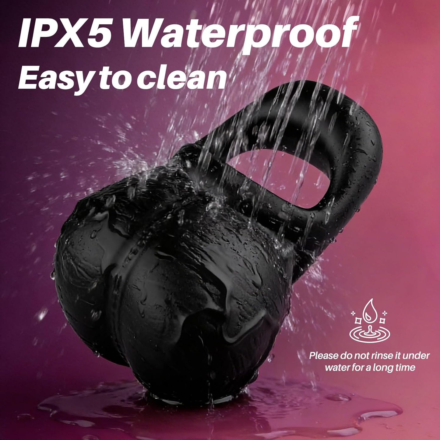 2 IN 1 Penisring & Hodensack Multifunktionaler Penistrainer mit 9 Vibrationsmodi
