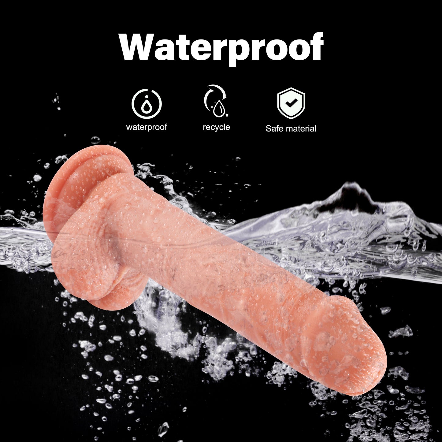 21.4 CM Realistischer Dildo Vibrator mit Squirting Wassersprüh funktion und 7 Vibrationsmodi