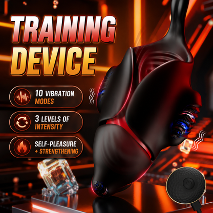 Elektrischer Penis Trainer Eichelvibrator Masturbator mit 10 Vibrationsmodi