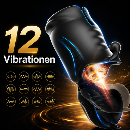 Automatische Masturbator Eichel Massager Penis Verzögerung Trainer mit 12 Vibrationen