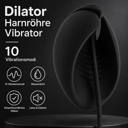 Elektrisch Penis Trainer Dilator Harnröhre Vibrator Eichel Stimulator mit 10 Vibrationsmodi
