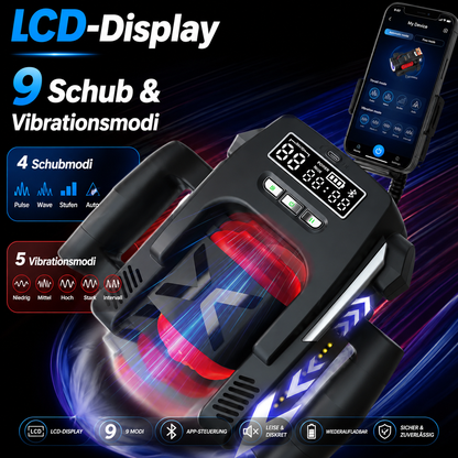 LCD-Display Automatischer Masturbator Sex Mahcine mit 9 Schub & Vibrationsmodi