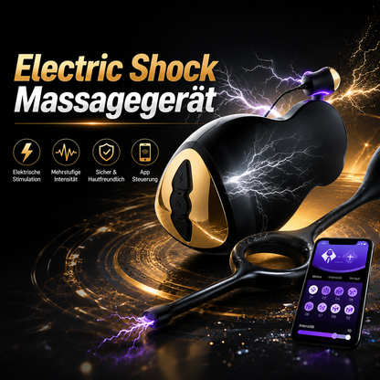 Electric Shock Eichelstimulator Penis Trainer Vibrator Prostata-Massagegerät Analplug