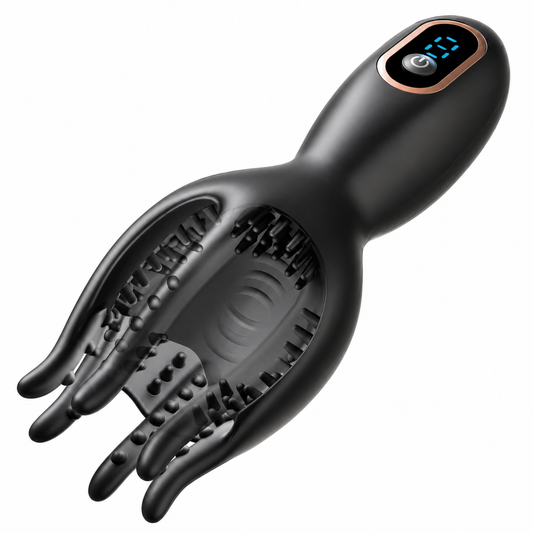 3 IN Eicheltrainer Penismassage Vibrator Masturbator mit 9 Vibrationsmodi