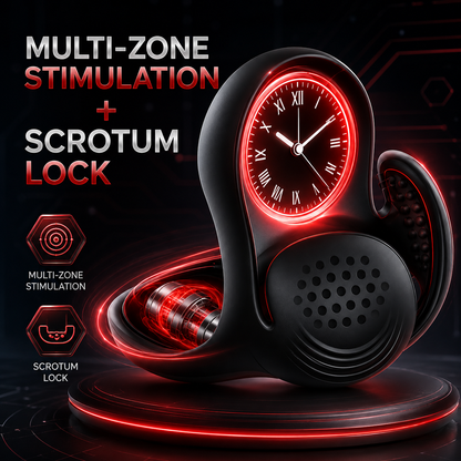 Mehrfachstimulation Penistrainer Cock Ring mit Verschiedenen Vibrationsmodi